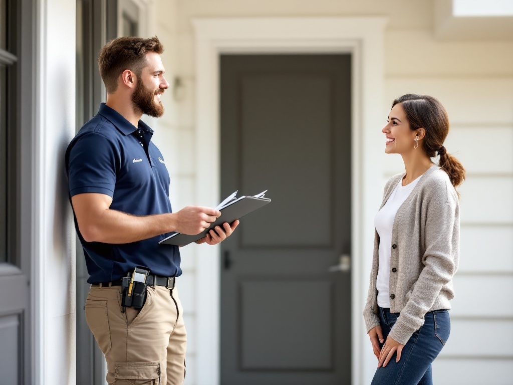 Pest Control in Milford city, CT technician working